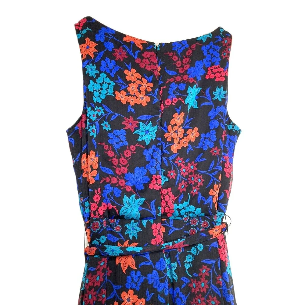 CHAPS Big Girls Sleeveless Maxi Dress by Ralph Lauren Floral Asymmetrical Hem16